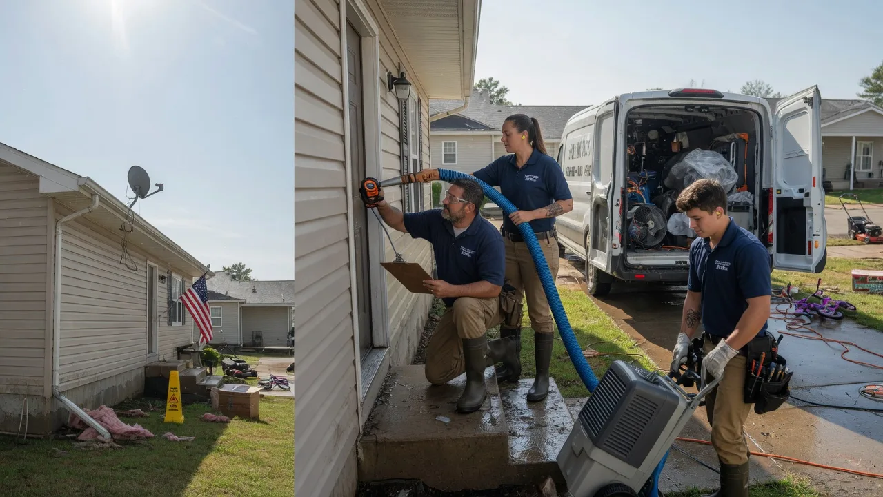 Ceiling Water Damage Restoration in Moorestown, NJ near me